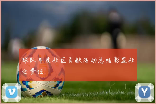 球队年度社区贡献活动总结彰显社会责任