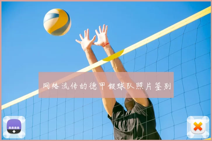 网络流传的德甲假球队照片鉴别